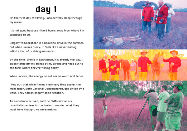 on the set of an alien penis horror: Klee